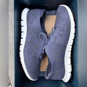 Cole Haan lightweight Perforated Navy Trainers
